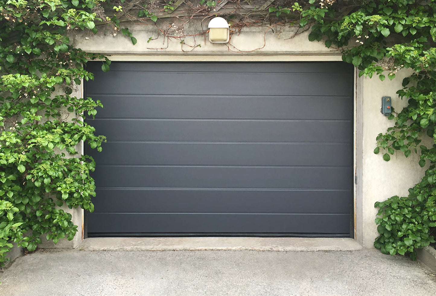 Porte grise Ral 7016