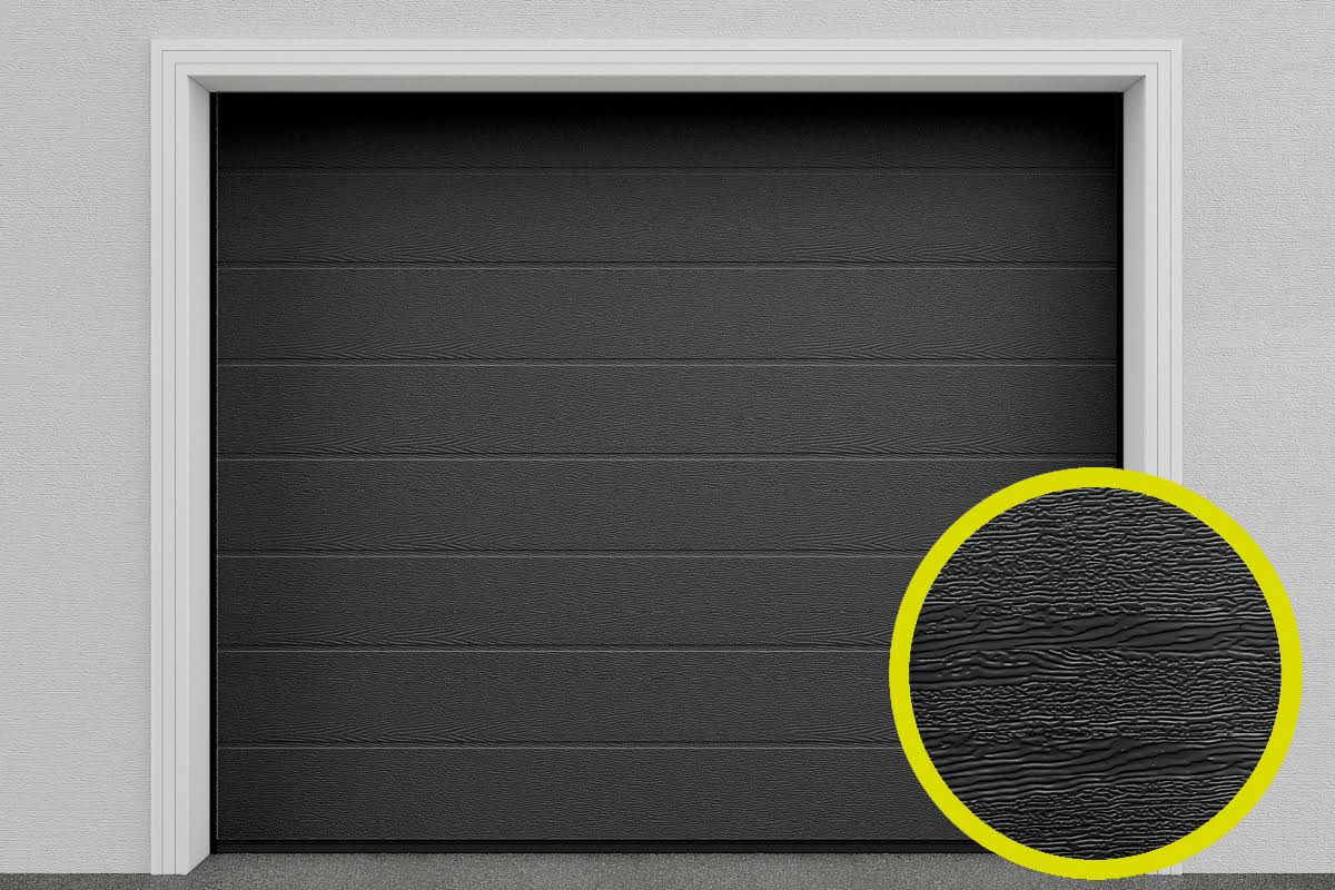 Porte grise Ral 7016