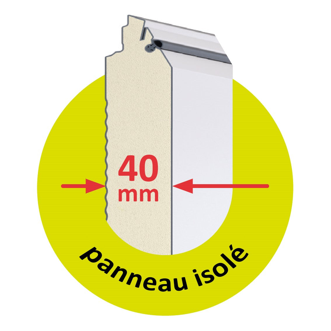 Porte blanche Ral 9010